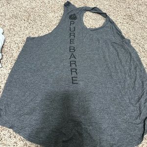 Pure Barre Gray Tank Medium